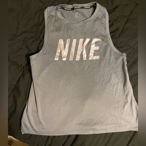 Nike Dri-Fit tank top perriwinkle/ light blue color